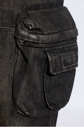 FISH - S' jeans Diesel - Grey 'D - Penta cotton track pants